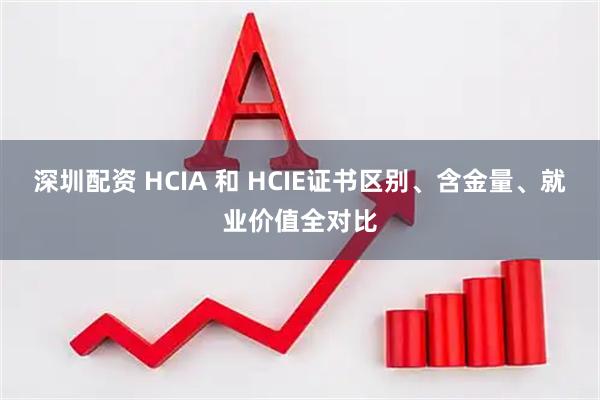 深圳配资 HCIA 和 HCIE证书区别、含金量、就业价值全对比