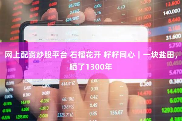 网上配资炒股平台 石榴花开 籽籽同心｜一块盐田，晒了1300年
